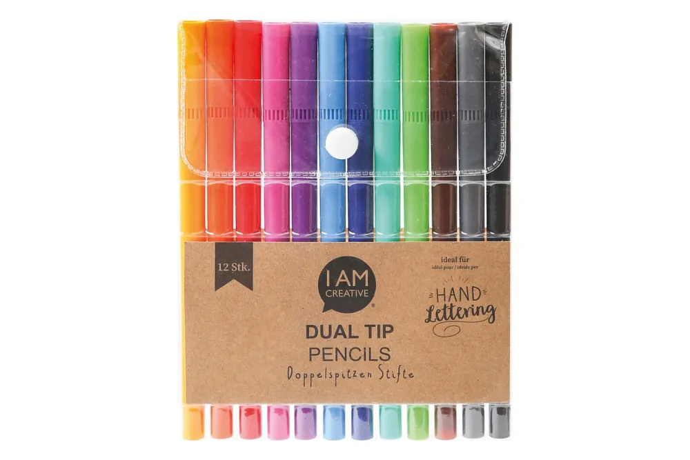I AM CREATIVE Dual Tip Pencils 4005.65 wasserbasis, 12 St&uuml;ck