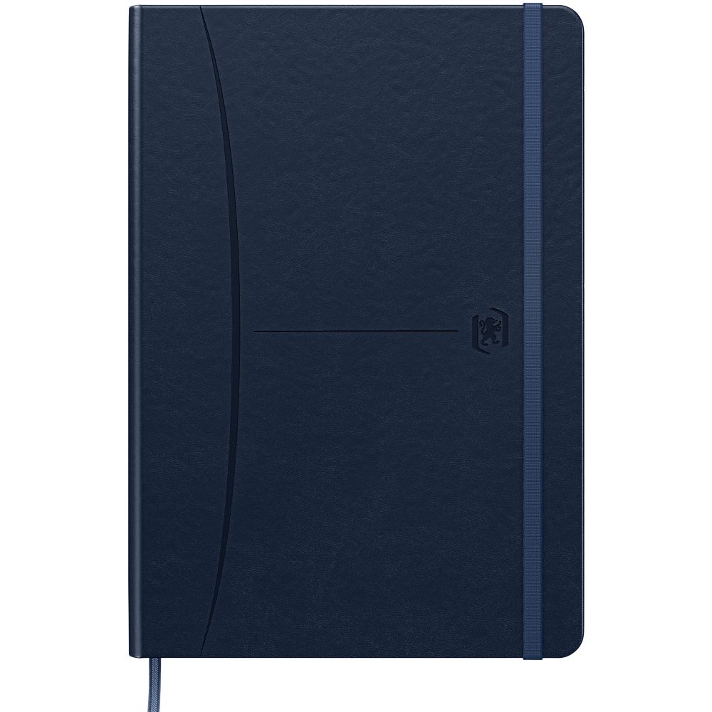 OXFORD Signature Notizbuch 400154944 A5, kariert 80 Blatt, blau