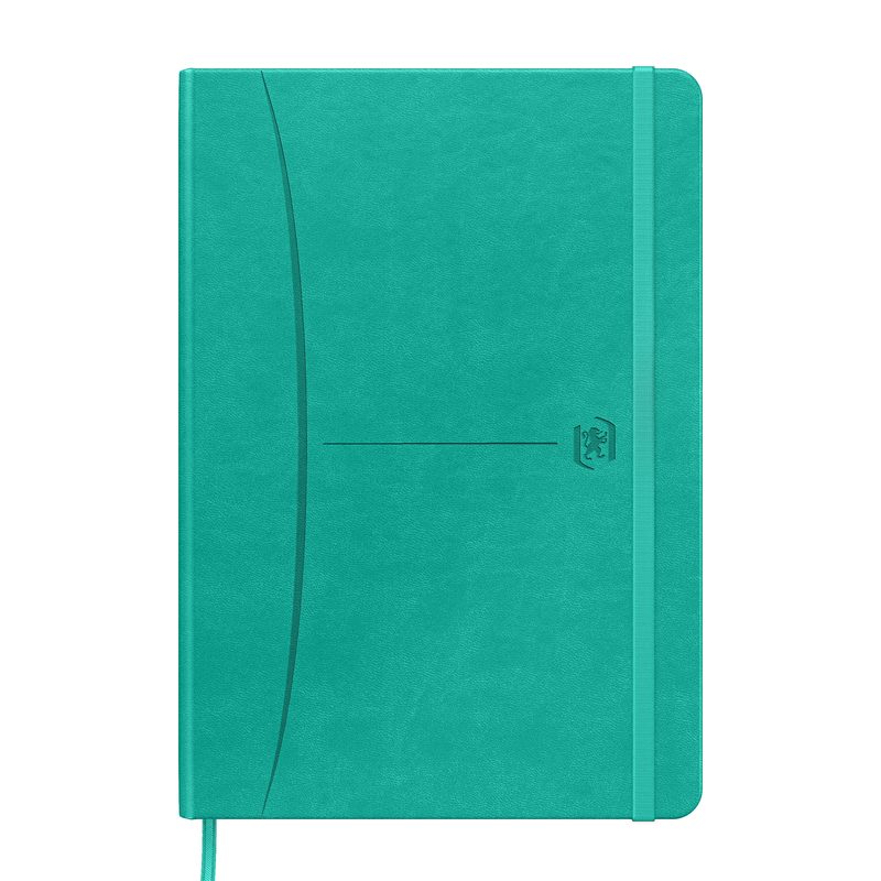 OXFORD Signature Notizbuch 400154947 A5, liniert 80 Blatt, t&uuml;rkis