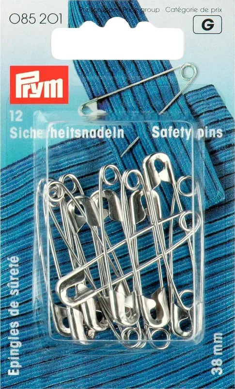 Prym Sicherheitsnadeln Stahl, silber