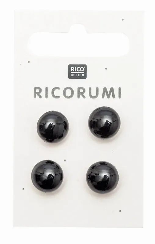 Rico Design Knopfaugen mit Steg 11 mm