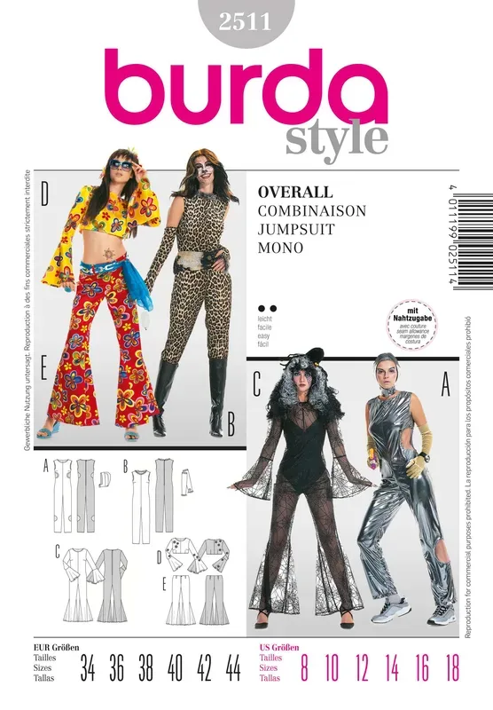 Burda Schnittmuster Overall