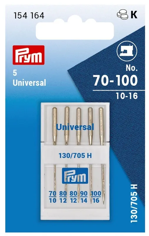 Prym N&auml;hmaschinennadeln, Standard Nr. 70 - 100, Karte 5 St&uuml;ck