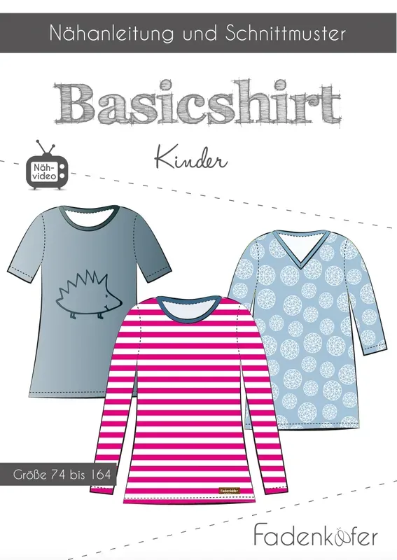 Fadenk&auml;fer Schnittmuster Basicshirt