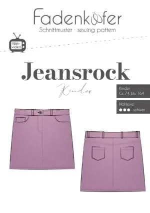Fadenk&auml;fer Schnittmuster Jeansrock