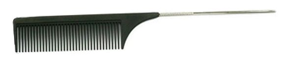 Herba.Carbon Nadeltoupierkamm, schwarz, 21 cm