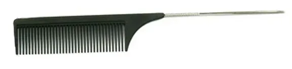 Herba.Carbon Nadeltoupierkamm, schwarz, 21 cm