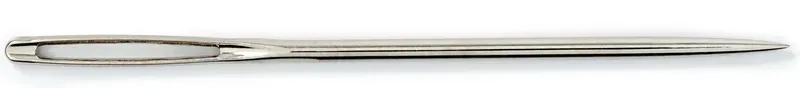 Prym Sticknadeln mit Spitze Nr. 22, silber 0.90 x 40 mm, Brief 25 Stk., Stahl