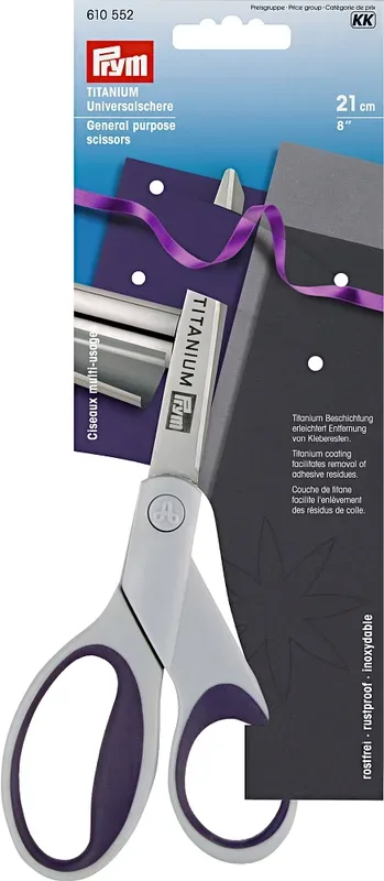 Prym Universalschere, Titanium 21 cm, Karte 1 Stk.