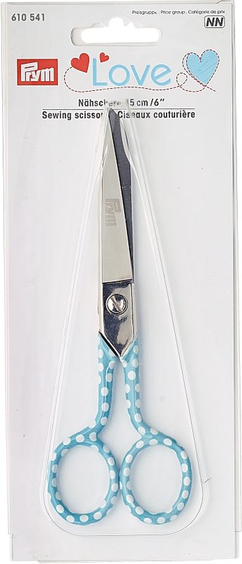 Prym Love N&auml;hschere, blau 15 cm, Karte 1 Stk.