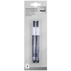 SIGEL Kreidemarker 1-2mm BA178 weiss 2 St&uuml;ck