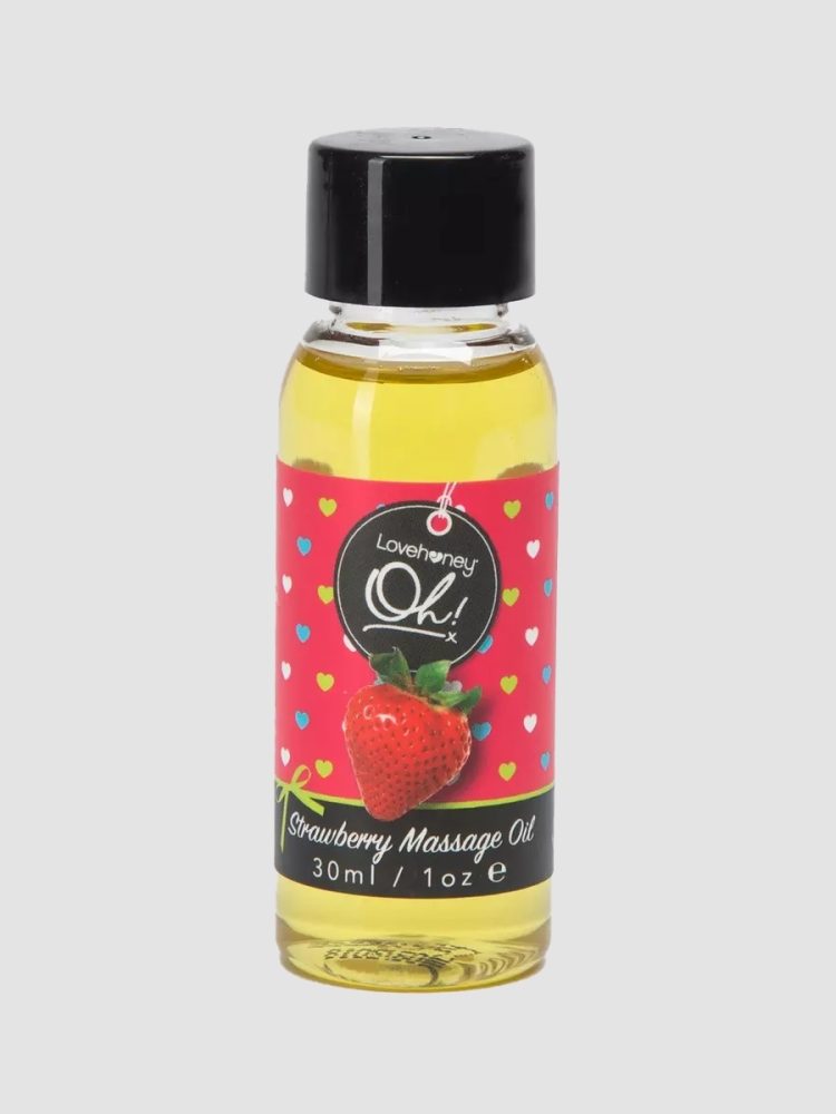 Lovehoney Oh! Strawberry Lickable Massage Oil 30ml, Erdbeere - Amorana