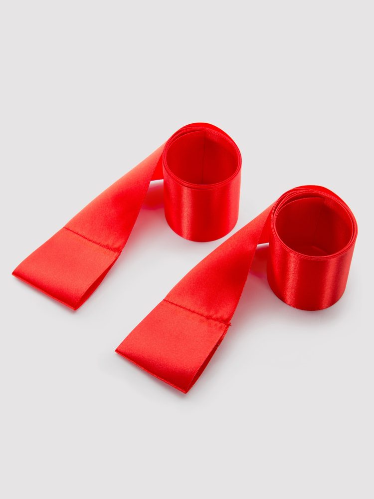 Lovehoney Oh! Silky Bondage Restraints Red (Red), Rot - Amorana