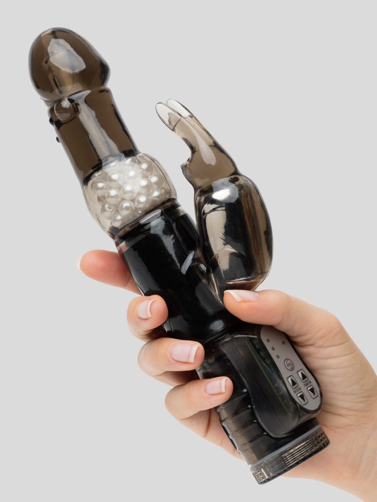 Lovehoney Jessica Rabbit 10 Function Black Rabbit Vibrator (Black), Schwarz - Amorana
