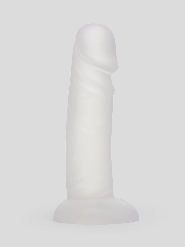 BASICS Suction Cup Clear Dildo 6 Inch (Clear), Transparent - 15.24 cm - Amorana