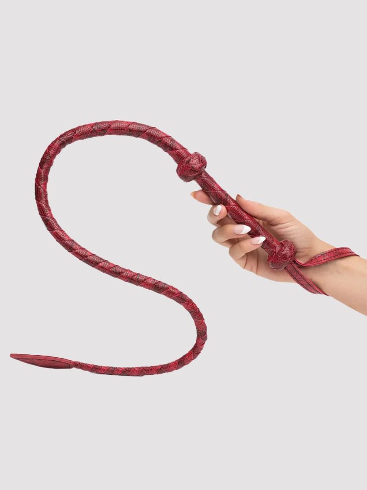 Bondage Boutique Peitsche aus Schlangenlederimitat 
