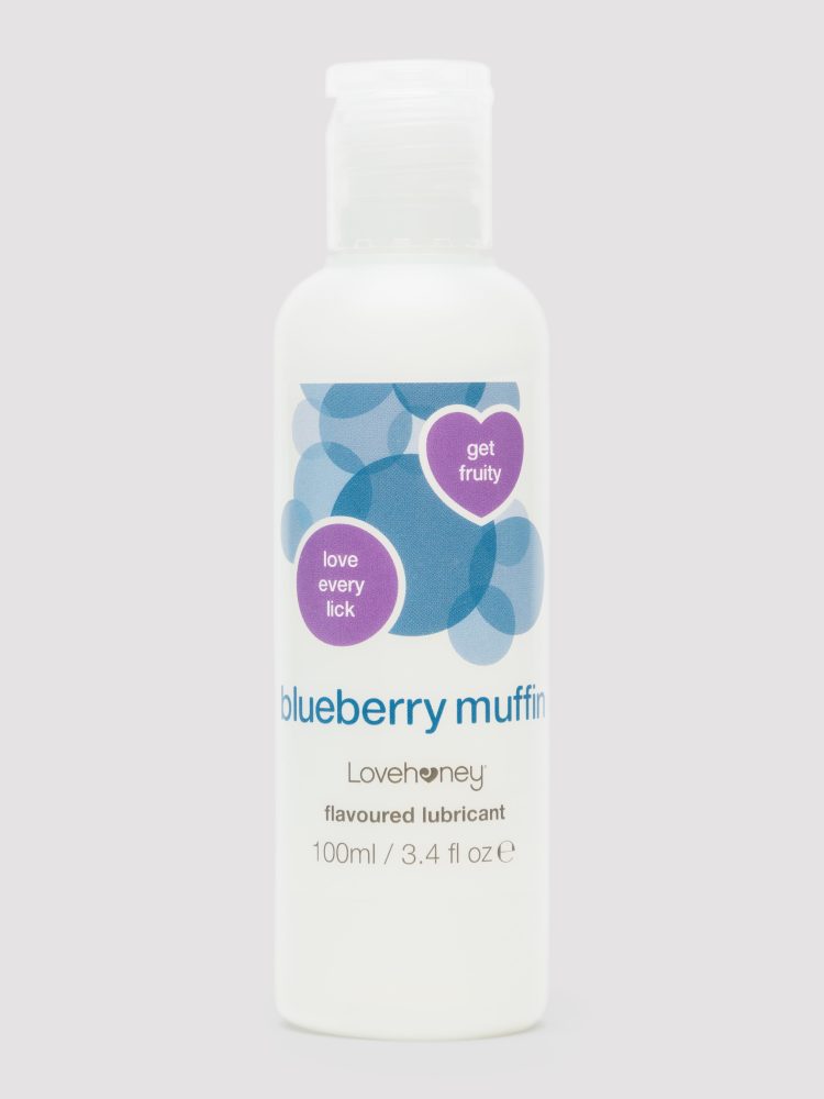 Lovehoney Blueberry Muffin Lubricant 100ml, 100 ml - Blueberry - Amorana