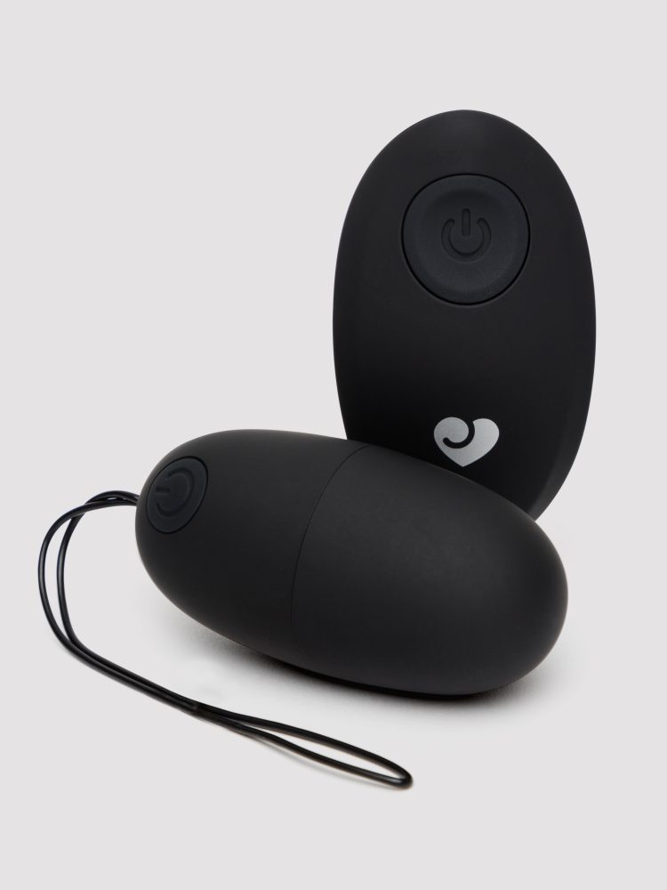 Lovehoney Secret Agent Rechargeable Remote Control Love Egg (Black) (Black), Schwarz - Amorana