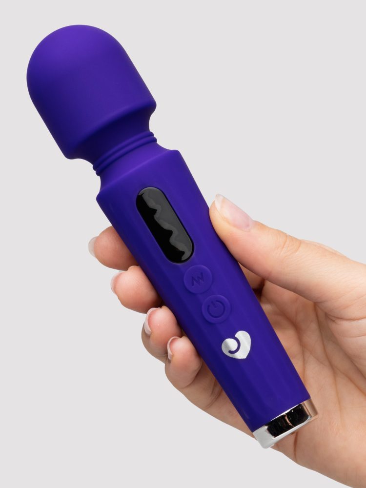 Lovehoney Power Play Rechargeable Mini Wand Vibrator - Purple (Purple), Violett - Amorana