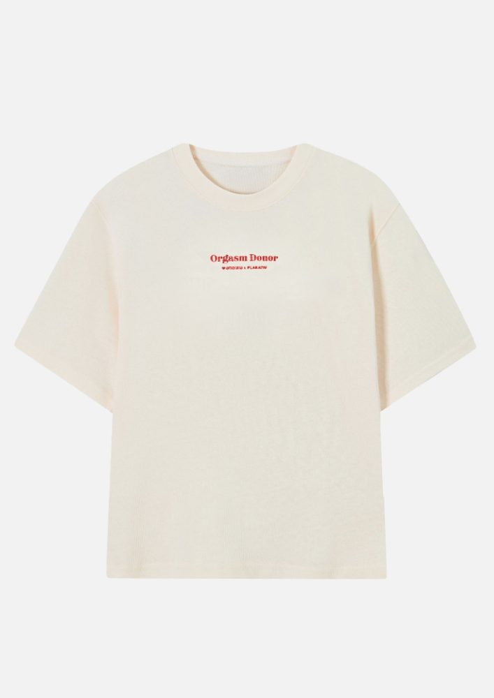 Amorana x Plakativ «Orgasm Donor» Tshirt, Grösse: L, L - Amorana
