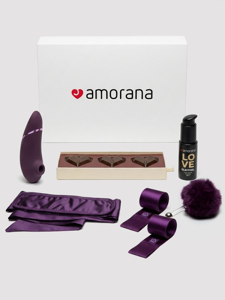 Amorana Geschenkbox Ultimatives Verwöhn-Set | Violette Verführung