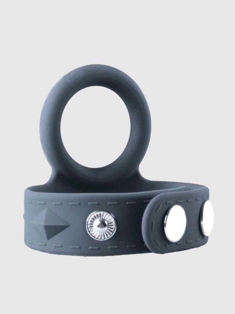 Boners Cock & Ball Strap Classic Cock Ring[Blue-Medium], Medium - Amorana