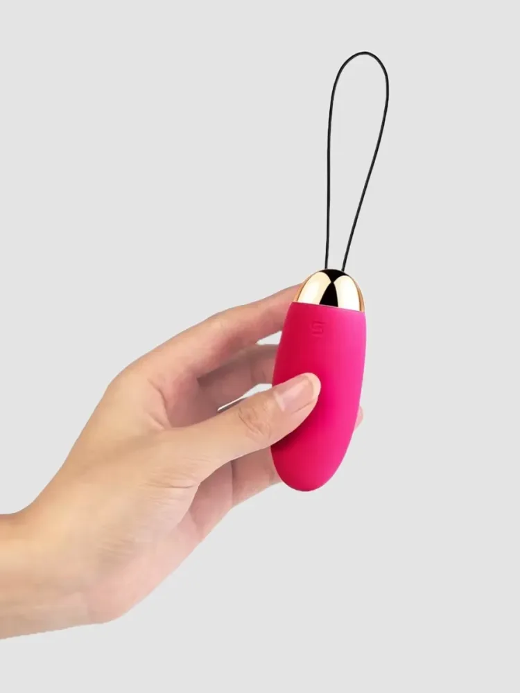 Svakom Elva Rechargeable Remote Control Love Egg Vibrator (Pink), Pink - Amorana