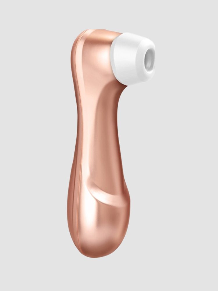 Satisfyer Pro2 Rechargeable Clitoral Stimulator (Gold), Gold - Amorana