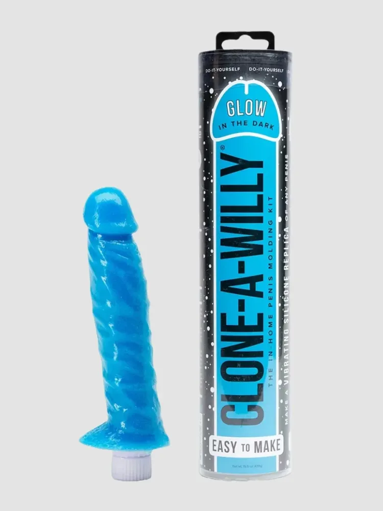 Clone-A-Willy Kit Glow in the Dark Blue
