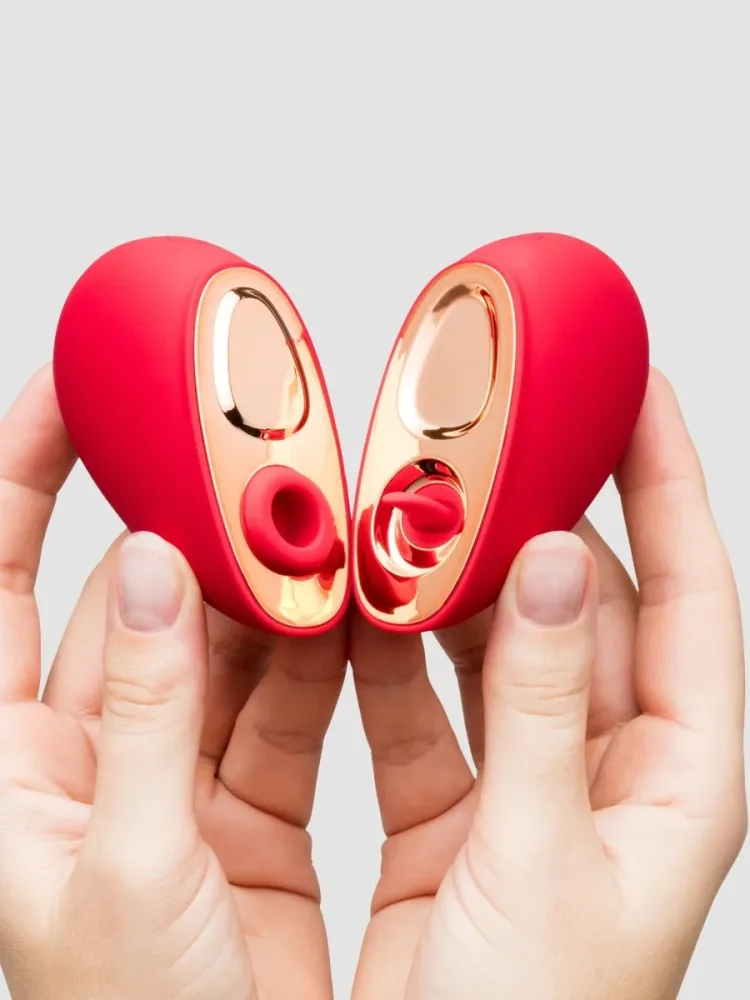 Lovehoney 2 in 1 Klitoris Saugendes und Leckendes Herz