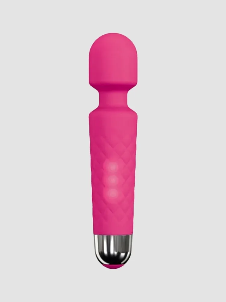 Marc-Dorcel Wanderful Silicone Wand Vibrator[Pink], Pink - Amorana