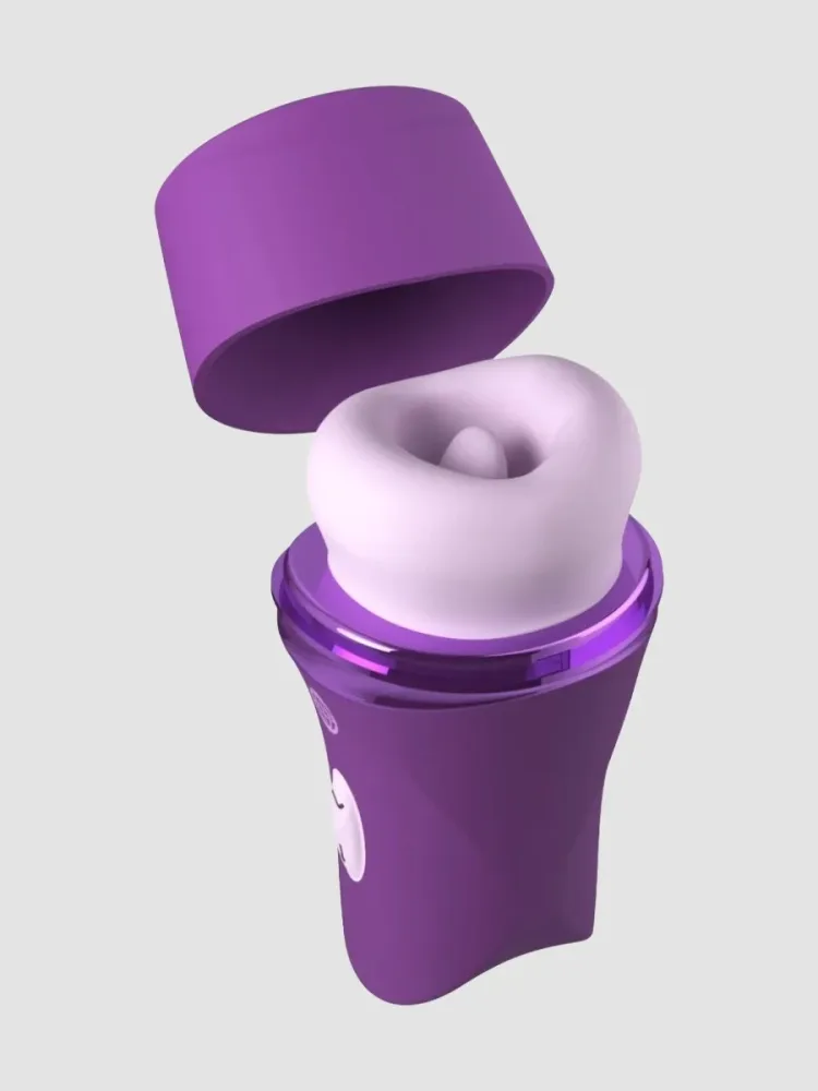 Zungenvibrator ?Lush Kiss Plush? mit saugenden Silikonlippen