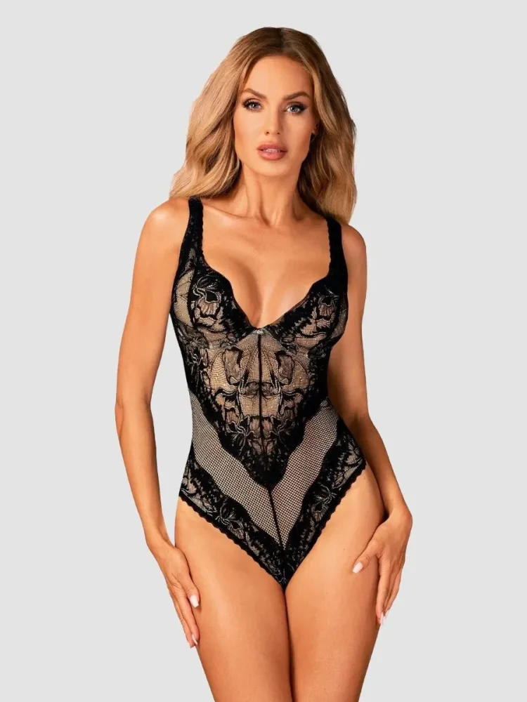 Olvidia bodysuit black - Black - XS/S, XS/S - Amorana