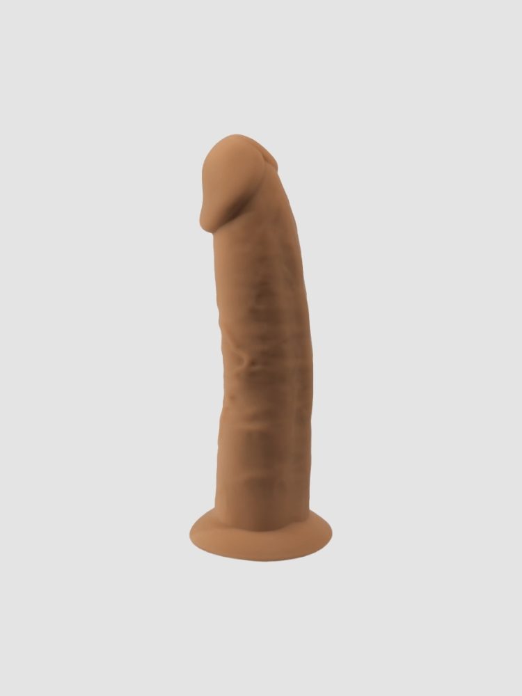 SILEXD Dual Density Realistic Silicone Dildo 6 inch, Flesh Tan - Amorana