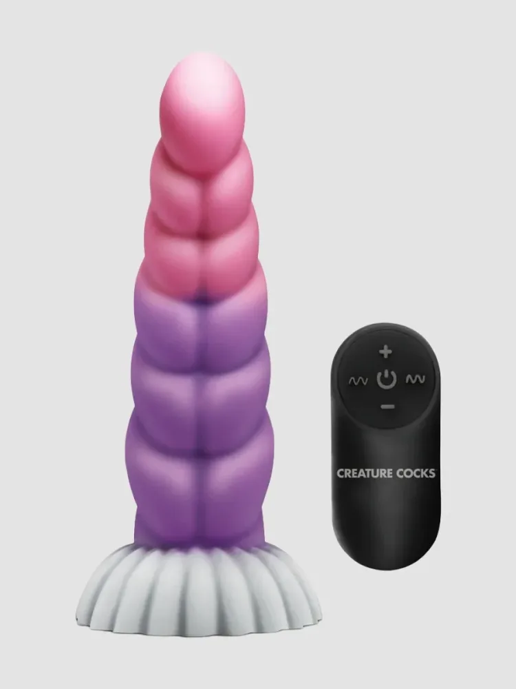 XR-Brands Creature Cocks Cloud Rider Ferngesteuerter Vibrierender Silikon Dildo