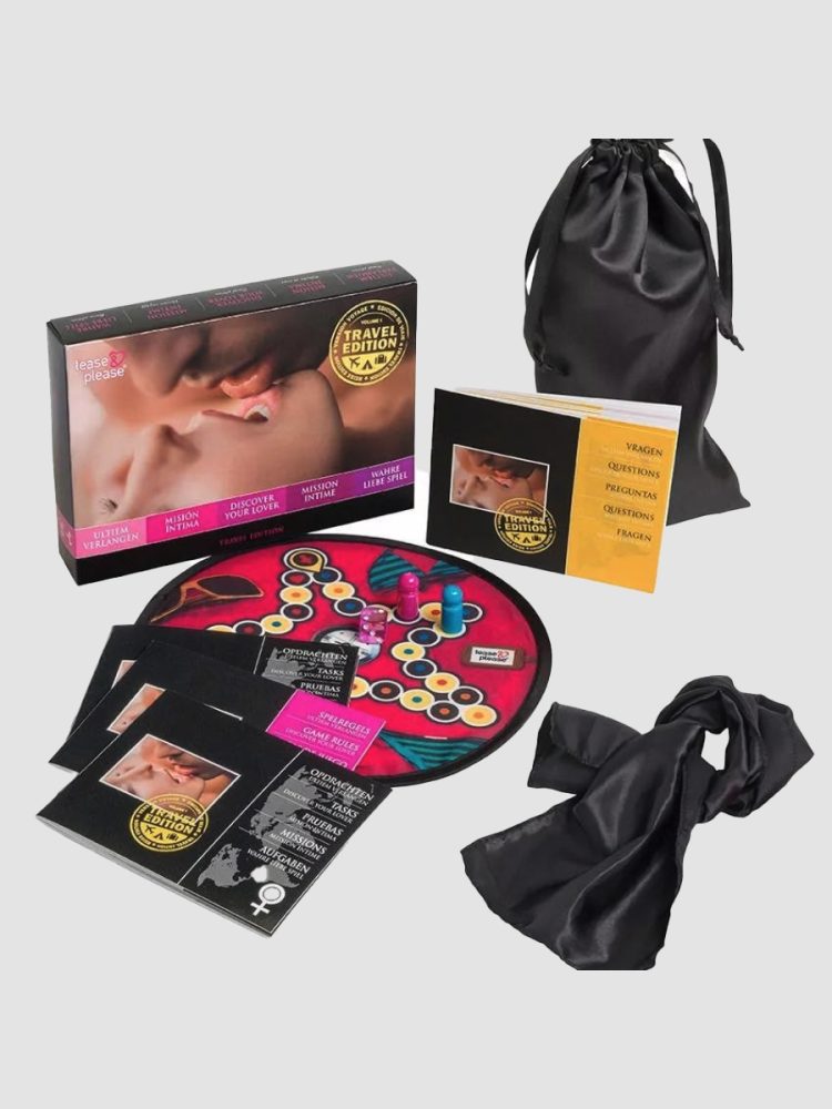 Tease-and-Please - Wahre Liebe Travel - Erotisches Reisespiel - Schwarz