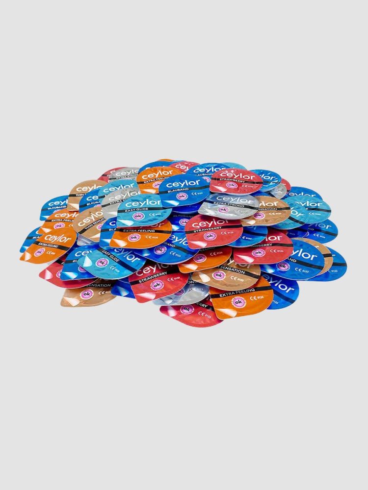 Ceylor Fun Pack Mixed Condoms, 100 Stück - Amorana