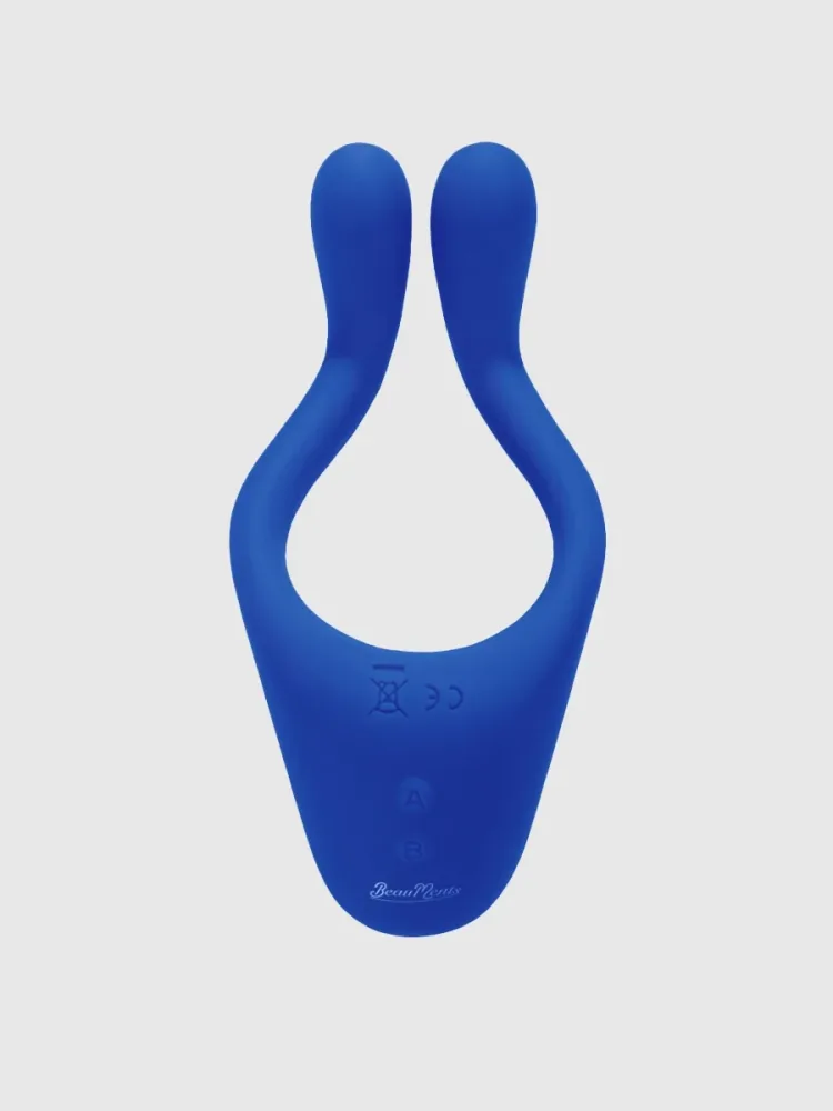 Beauments Doppio Powerful Couples Vibrator[Blue], Blau - Amorana