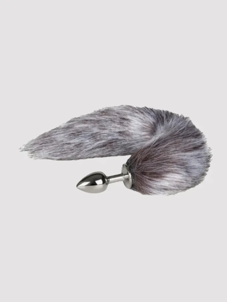 EasyToys Fox Tail Anal Plug[Silver], Silber - Amorana
