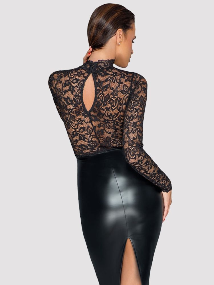 Noir-Handmade Missbehaved F228 Sexy Dresses[S], S - Amorana