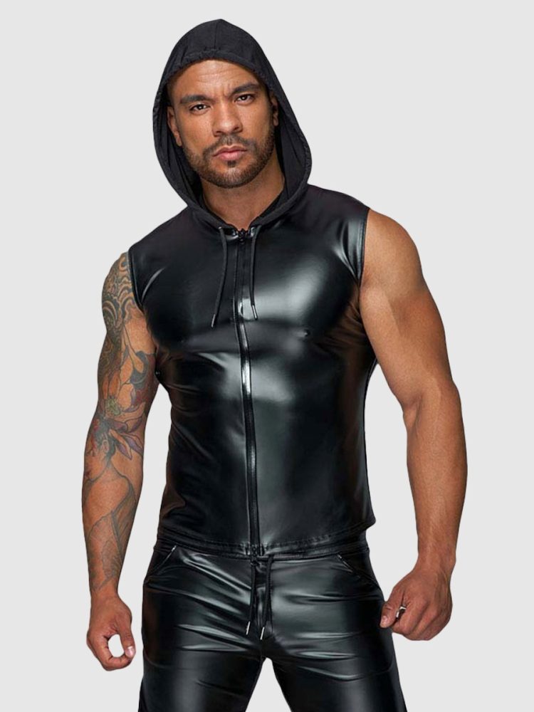 Noir-Handmade Missbehaved H062 Underwear[XL], XL - Amorana