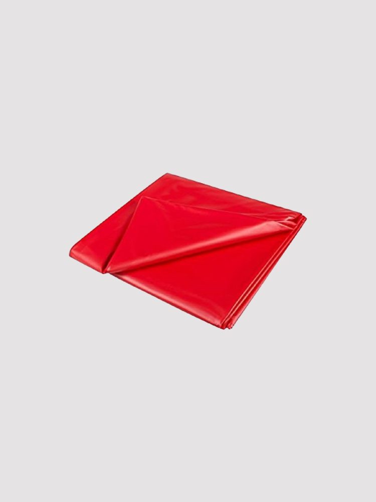 SexMAX - Vinyl Bettlaken Massagezubehör - Rot - 180 x 220 cm