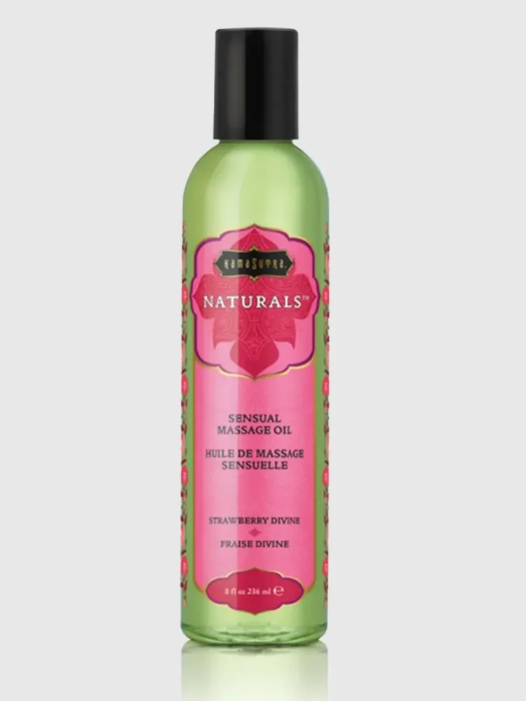 Kamasutra Naturals Massage Oil, Erdbeere - Amorana