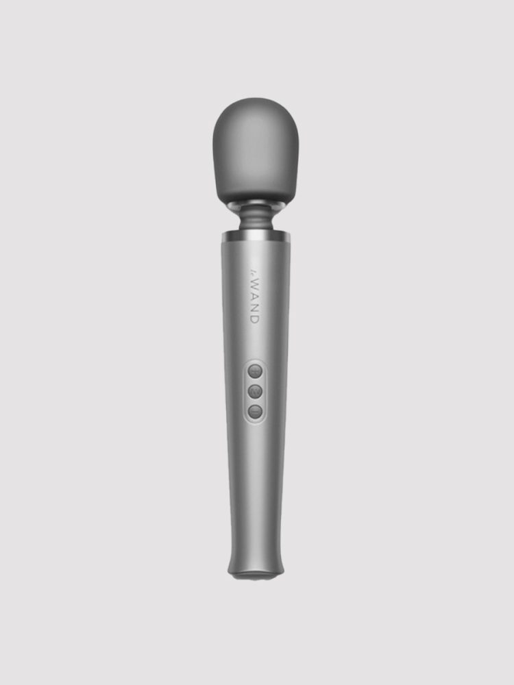 Le Wand Luxury Rechargeable Massage Wand Vibrator (Grey), Grau - Amorana
