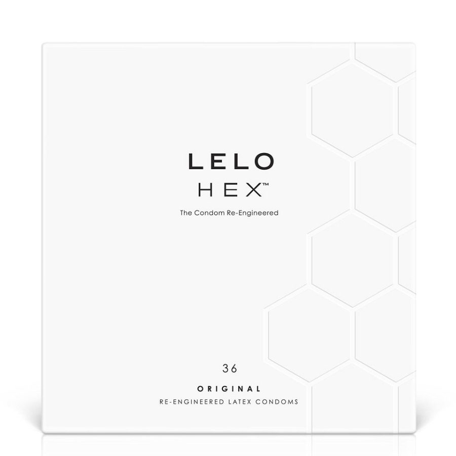 Lelo HEX Original Latex Condoms (36 Pack), 36 Stück - Amorana