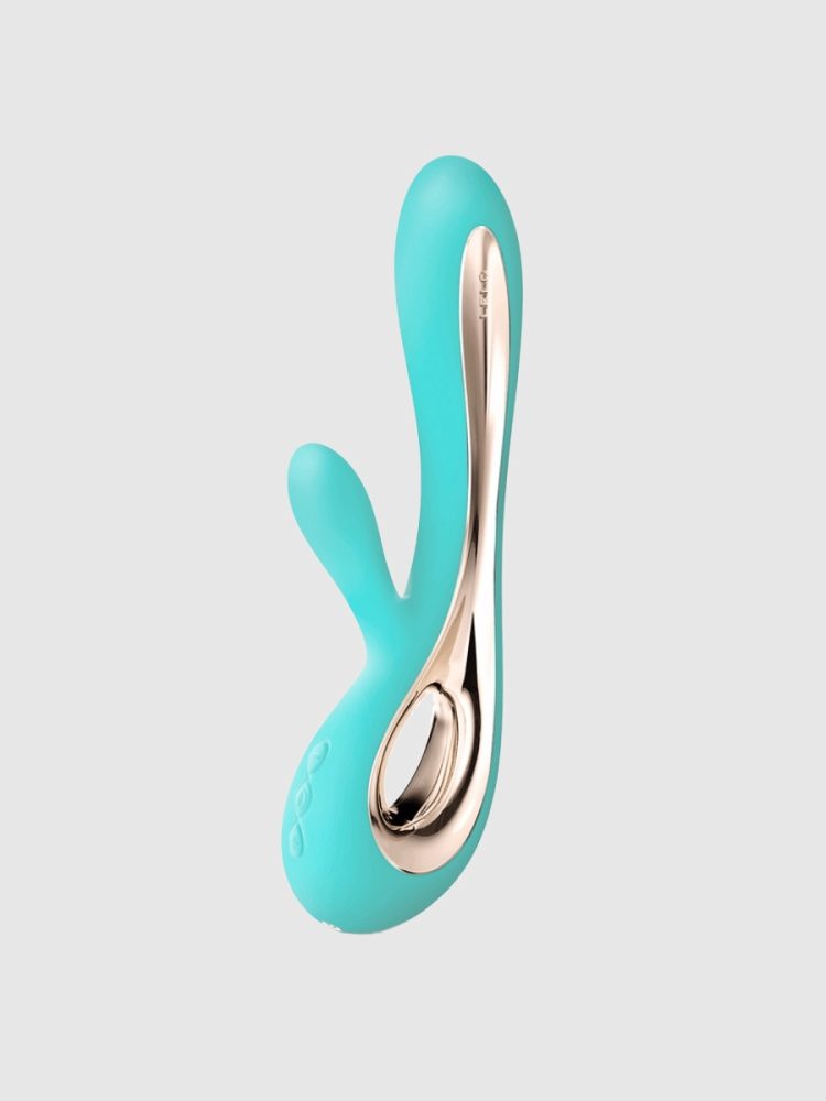 Lelo Insignia Soraya 2 Luxury Rechargeable Rabbit Vibrator Blue (Blue), Blau - Amorana