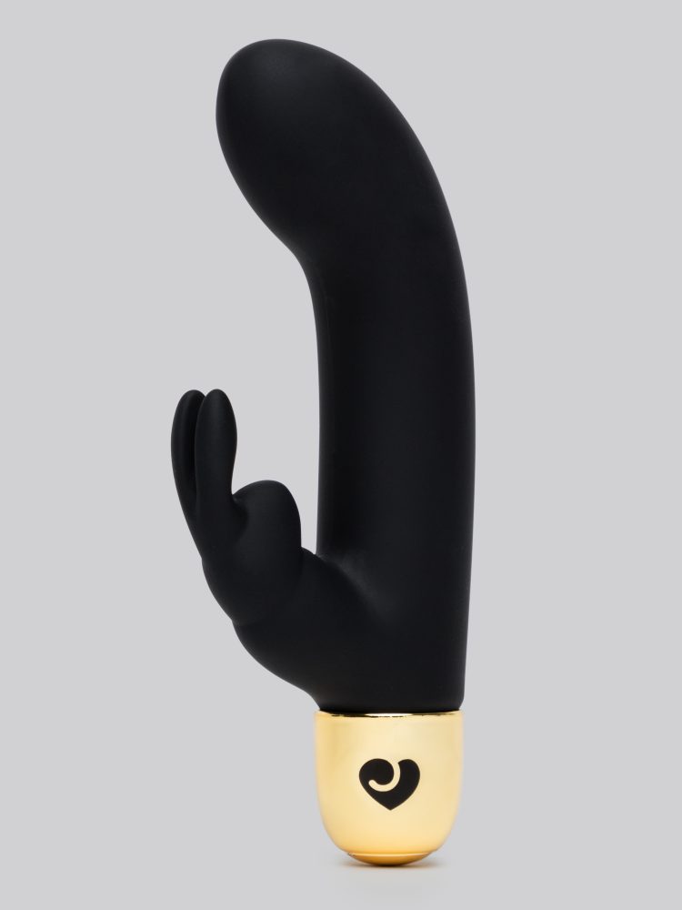 Lovehoney Frisky 10 Function G-Spot Silicone Rabbit Vibrator (Black), Schwarz - Amorana
