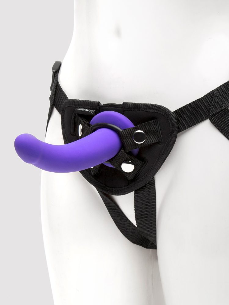 Lovehoney Unisex Strapon-Set mit G-Punkt-Dildo 18 cm