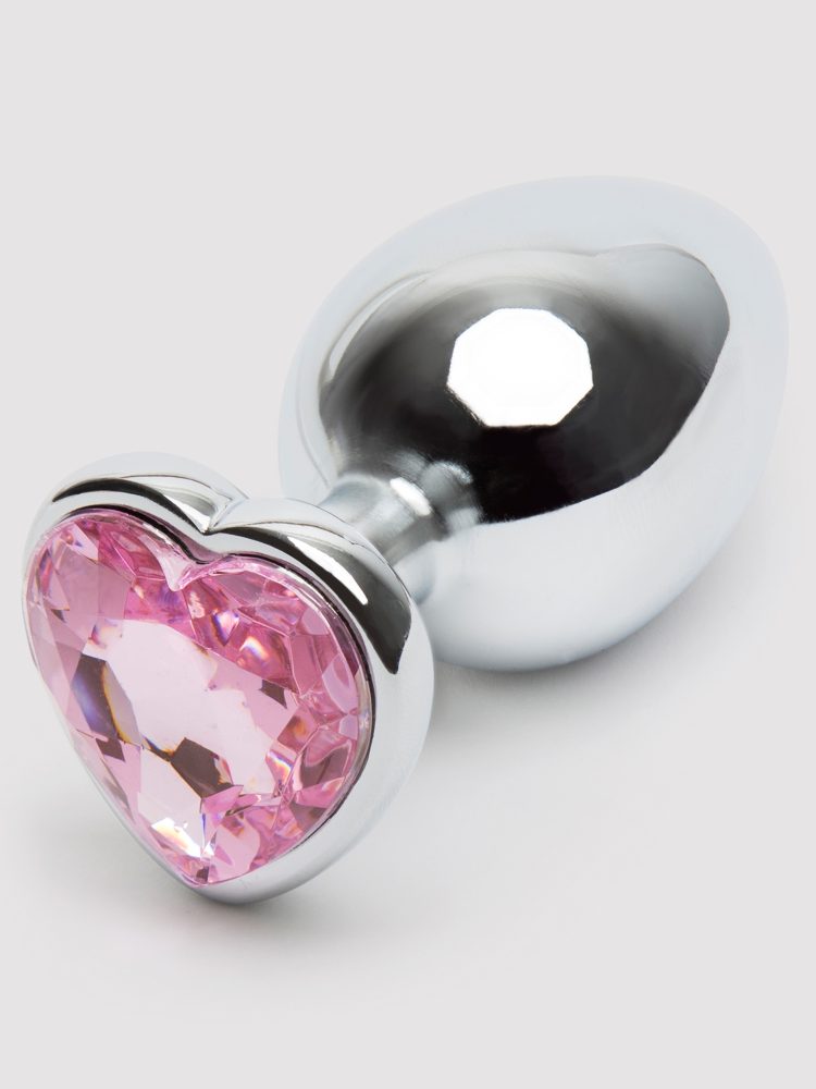 Lovehoney Metall Analplug mit Kristallherz 9 cm