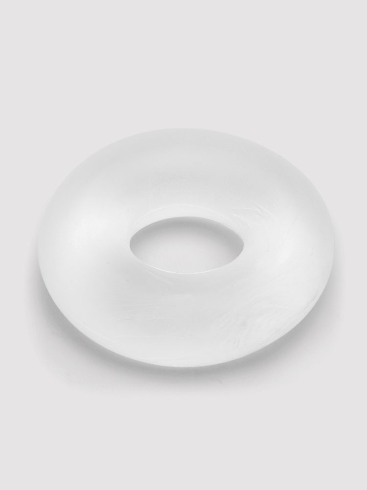 BASICS Doughnut Stretchy Cock Ring (Clear), Transparent - Amorana